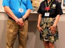 ARRL ARISS Committee Chair Greg Sarratt, W4OZK (left), and ARRL and ARISS-US Delegate Rosalie White, K1STO.